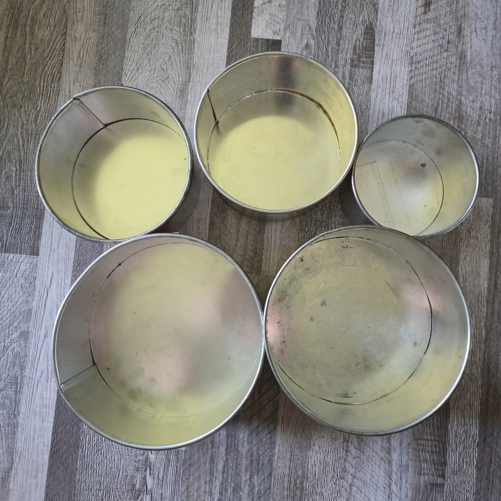 Baker's Delight‎ Nesting Tiered Cake Pan Set 5 Vintage